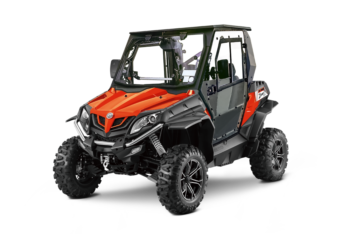 cfmoto zforce 550 lämpöhytillä autobike