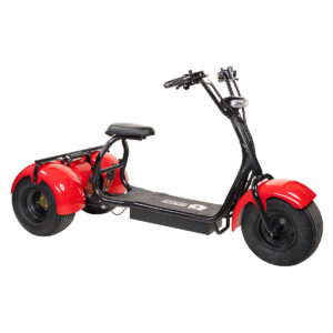 Kontio Motors Kruiser Trike Red 0,7kWh akulla