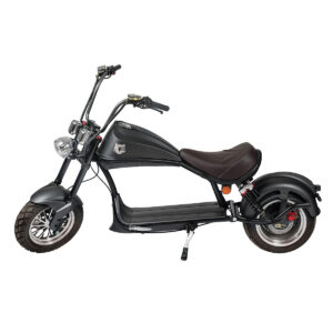 Kontio Motors Kruiser Heritage Black 0,7kWh akulla