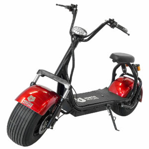 Kontio Motors Kruiser Premium Pack Metallic Red 0,7kWh akulla