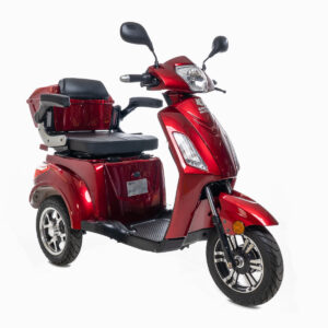 Kontio Motors Silverfox 2.0, Metallic Red 1.2kWh litium akku ja 2A laturi