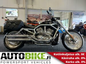 Harley-Davidson VRSC V-Rod ** Vance & Hines putkisto // sivulaukut // sissybar **