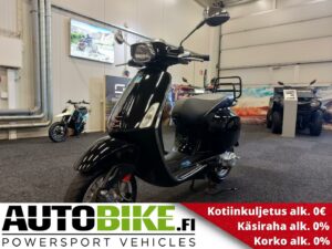 Vespa Primavera Sprint ** Huoltokirja // takatavarateline **