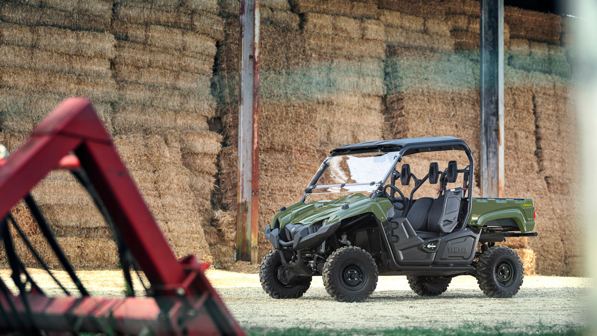 2026-Yamaha-YXM700E-EU-EU-Olive_Green-Static-001-03 - AutoBike - AutoBike